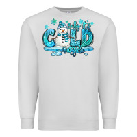 Dove Grey baby its cold outside Premium Sweatshirt - MaliasSmallBusiness