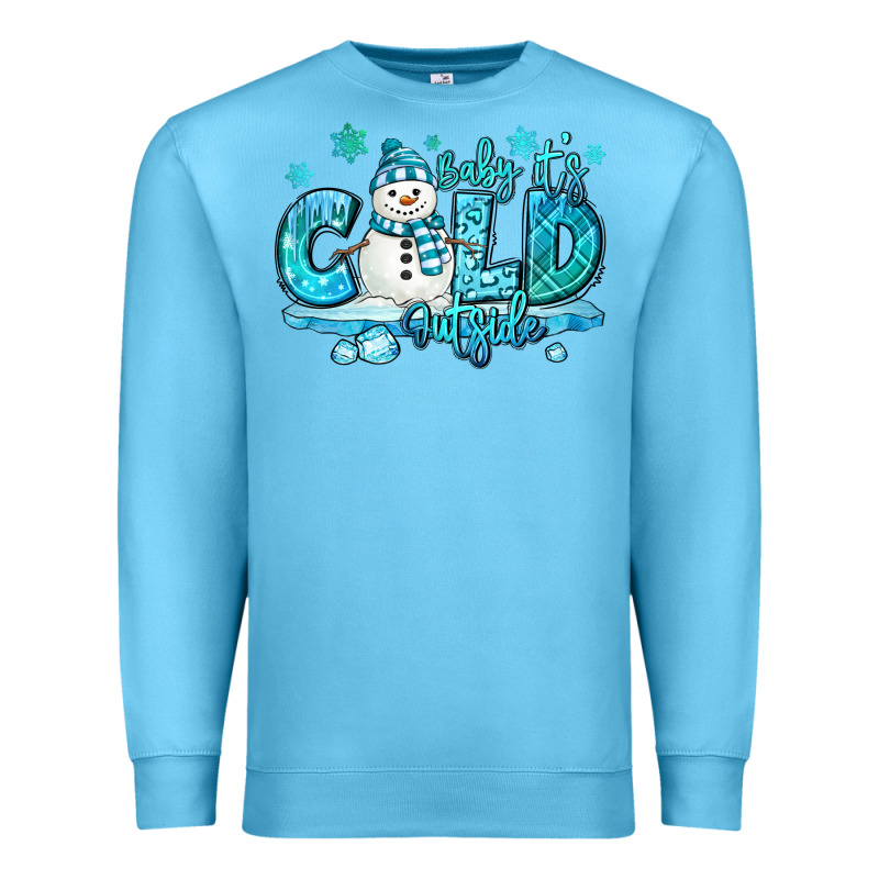 Baby Its Cold Outside Premium Sweatshirt by MaliasSmallBusiness | Teevron