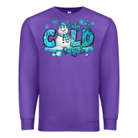 Purple baby its cold outside Premium Sweatshirt - MaliasSmallBusiness