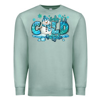 Seafoam baby its cold outside Premium Sweatshirt - MaliasSmallBusiness
