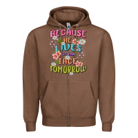 Chestnut because he lives face tomorrow Zipper Hoodie - MaliasSmallBusiness