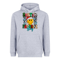 Heather Grey santas favorite boy Heavyweight Hoodie - MaliasSmallBusiness