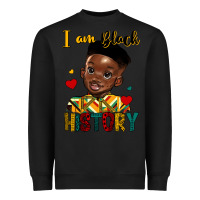 Black i am black history black boy Heavyweight Sweatshirt - HRA Design Shop