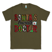 Army Green santa's favorite doctor Classic Tee - Jasminsmagicworld