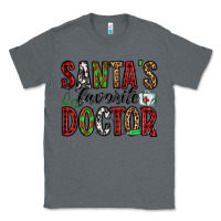 Charcoal Heather santa's favorite doctor Classic Tee - Jasminsmagicworld