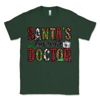 Sports Green santa's favorite doctor Classic Tee - Jasminsmagicworld
