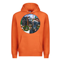 Carrot Black Angus Cattle and Calf Christmas Premium Hoodie - RanaPortraitStore