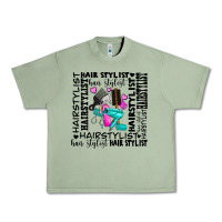 Oil Green hair stylist elementary Urban Heavy Tee - AdoDesignShop