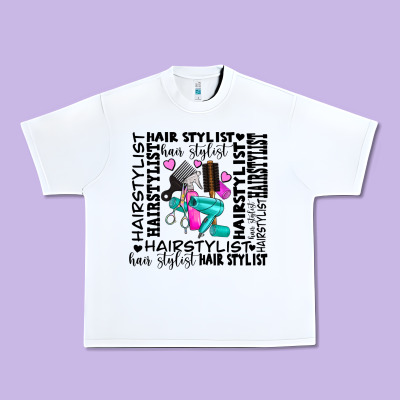 Hair Stylist Elementary Urban Heavy Tee Designed By Adodesignshop