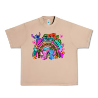Burro stitch and lilo rainbow Urban Heavy Tee - AdoDesignShop