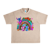 French Oak stitch and lilo rainbow Urban Heavy Tee - AdoDesignShop