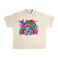 Sandshell stitch and lilo rainbow Urban Heavy Tee - AdoDesignShop