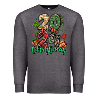 Charcoal Heather 2024 family christmas Premium Sweatshirt - MaliasSmallBusiness