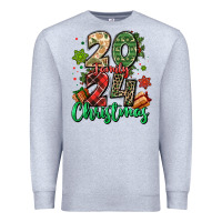 Heather Grey 2024 family christmas Premium Sweatshirt - MaliasSmallBusiness