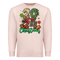 Pale Pink 2024 family christmas Premium Sweatshirt - MaliasSmallBusiness
