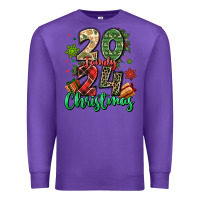 Purple 2024 family christmas Premium Sweatshirt - MaliasSmallBusiness