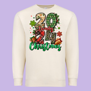 2024 Family Christmas Premium Sweatshirt Designed By Maliassmallbusiness