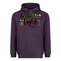 Plum be the light matthew 5 14 Heavyweight Hoodie - MaliasSmallBusiness