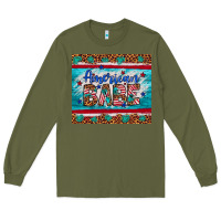 Army Green American babe leopard gemstone Long Sleeve Tee - Artiststas