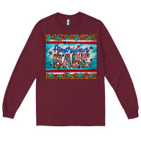 Burgundy American babe leopard gemstone Long Sleeve Tee - Artiststas