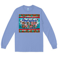 Colony Blue American babe leopard gemstone Long Sleeve Tee - Artiststas