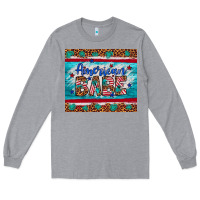 Heather Grey American babe leopard gemstone Long Sleeve Tee - Artiststas