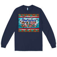 Navy American babe leopard gemstone Long Sleeve Tee - Artiststas
