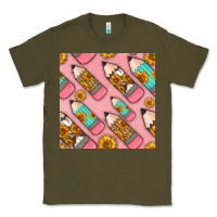 Army Green western pencil seamless pattern Classic Tee - BundleAndBundleShop