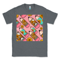 Charcoal Heather western pencil seamless pattern Classic Tee - BundleAndBundleShop