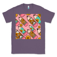 Lavender western pencil seamless pattern Classic Tee - BundleAndBundleShop