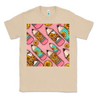 Mushroom western pencil seamless pattern Classic Tee - BundleAndBundleShop