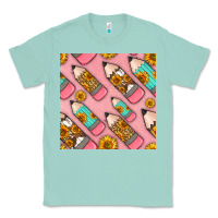 Seafoam western pencil seamless pattern Classic Tee - BundleAndBundleShop