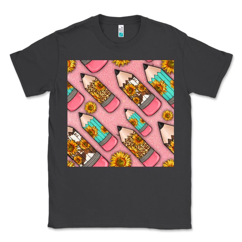 Western Pencil Seamless Pattern Classic Tee by BundleAndBundleShop | Teevron