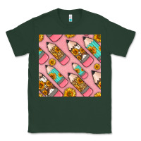 Sports Green western pencil seamless pattern Classic Tee - BundleAndBundleShop