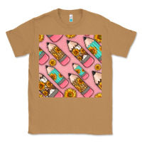 Toasted Coconut western pencil seamless pattern Classic Tee - BundleAndBundleShop