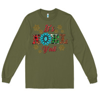 Army Green it's noel y'all Long Sleeve Tee - AdoDesignShop