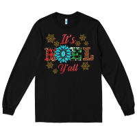 Black it's noel y'all Long Sleeve Tee - AdoDesignShop