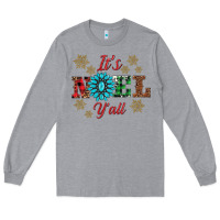 Heather Grey it's noel y'all Long Sleeve Tee - AdoDesignShop