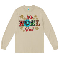 Mushroom it's noel y'all Long Sleeve Tee - AdoDesignShop