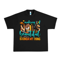 Black making nails beautiful is kinda my thing Urban Heavy Tee - AdoDesignShop