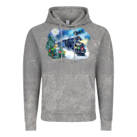 Cloud Rock polar express winter Vintage Hoodie - FaDigitalArtStudio