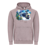 Vintage Zinc polar express winter Vintage Hoodie - FaDigitalArtStudio