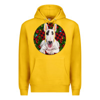 Lemon Christmas Bull Terrier Premium Hoodie - RanaPortraitStore