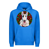 True Royal Christmas Bull Terrier Premium Hoodie - RanaPortraitStore