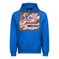 Cobalt flip flops fireworks & freedom 4th of july Urban Hoodie - TumblerDesignByShophia