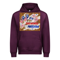 Mauve Wine flip flops fireworks & freedom 4th of july Urban Hoodie - TumblerDesignByShophia