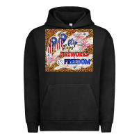 Pigment Black flip flops fireworks & freedom 4th of july Urban Hoodie - TumblerDesignByShophia