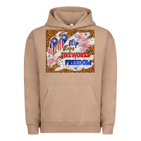 Pigment Burro flip flops fireworks & freedom 4th of july Urban Hoodie - TumblerDesignByShophia