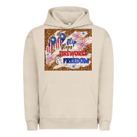 Pigment French Oak flip flops fireworks & freedom 4th of july Urban Hoodie - TumblerDesignByShophia