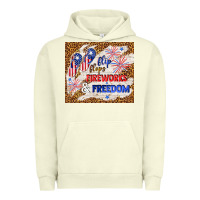 Pigment Pistachio flip flops fireworks & freedom 4th of july Urban Hoodie - TumblerDesignByShophia